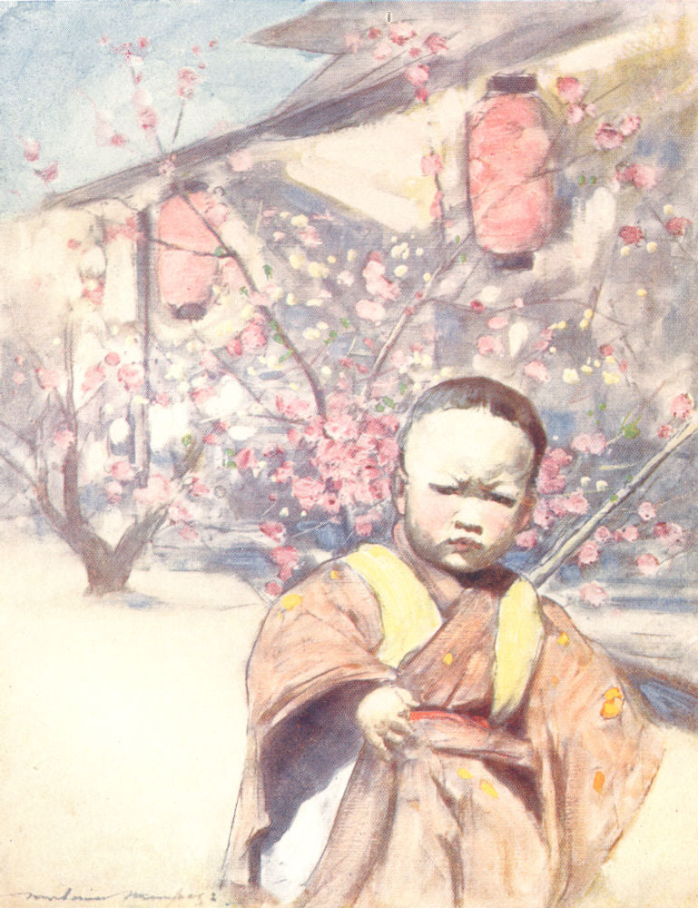 JAPAN. Advance 1904 old antique vintage print picture